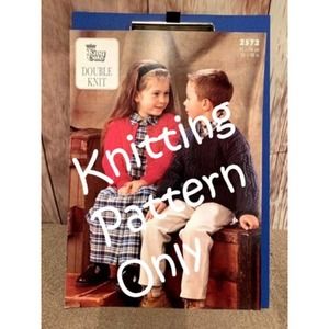 New King Cole 2572 Merino Anti-Tickle Child Round Cardigan Knitting Pattern